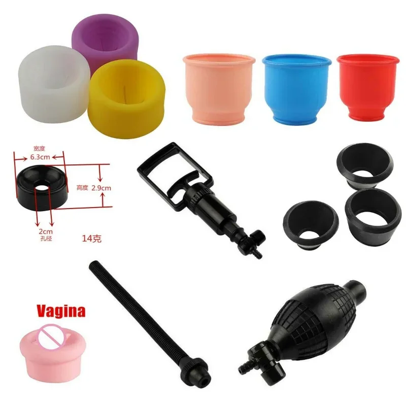 Zdjęcie produktu z kategorii pompki do penisa - Male Vacuum Penis Pump Silicone
