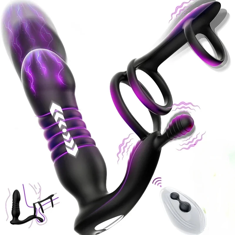 Zdjęcie produktu z kategorii wibratorów analnych- Male Thrusting Prostate Massager Wireless