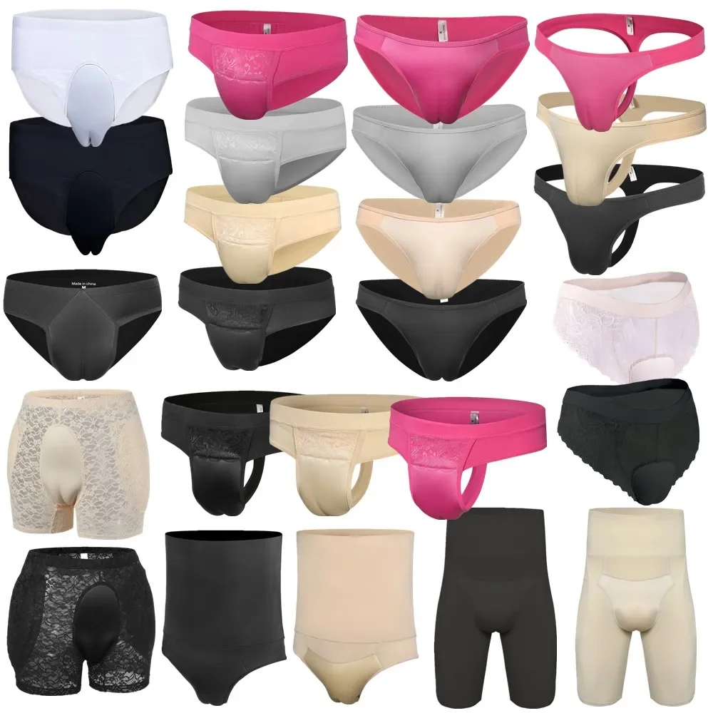 Zdjęcie produktu z kategorii zabawek erotycznych dla gejów - Men's Hiding Gaff Panties Tummy