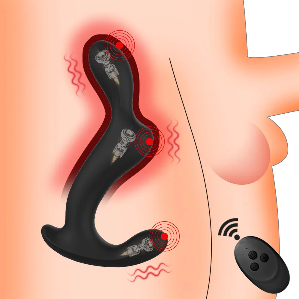 Zdjęcie produktu z kategorii zabawek erotycznych dla gejów - Prostate Massager Anal Vibrator Testicle