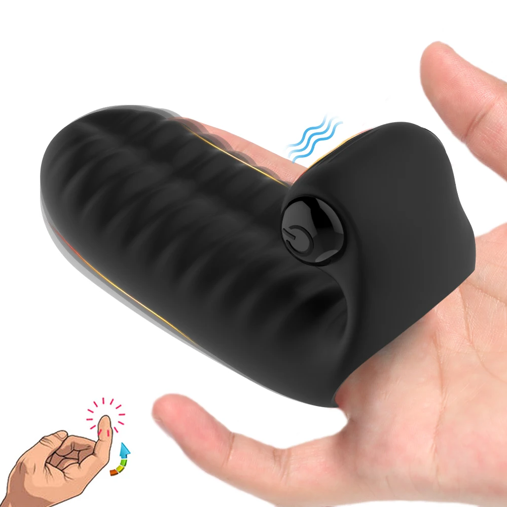 Zdjęcie produktu z kategorii wibratorów na palec - Big Size Finger Sleeve Vibrator