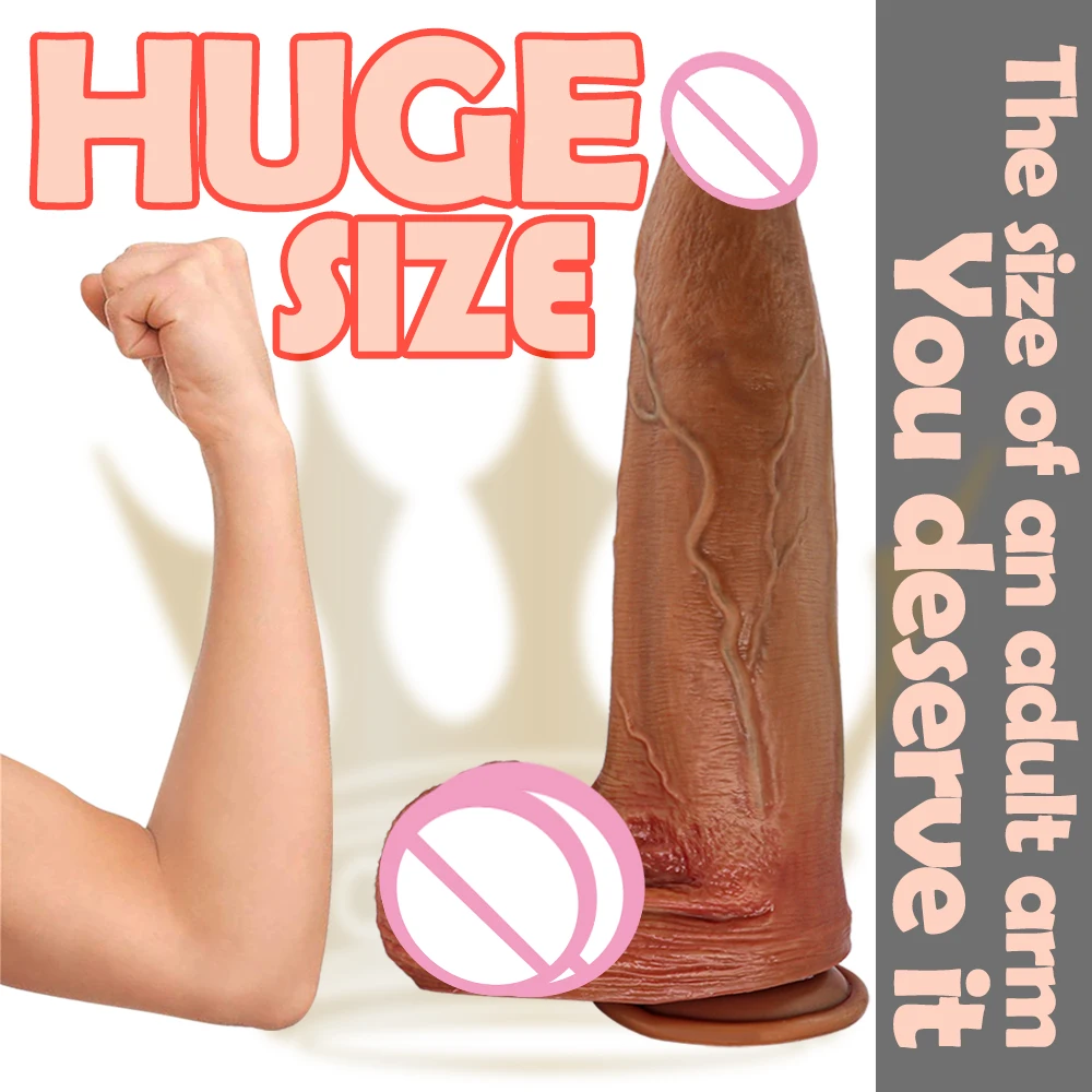 Zdjęcie produktu z kategorii dilda - Realistic Huge Dildo Big Penis