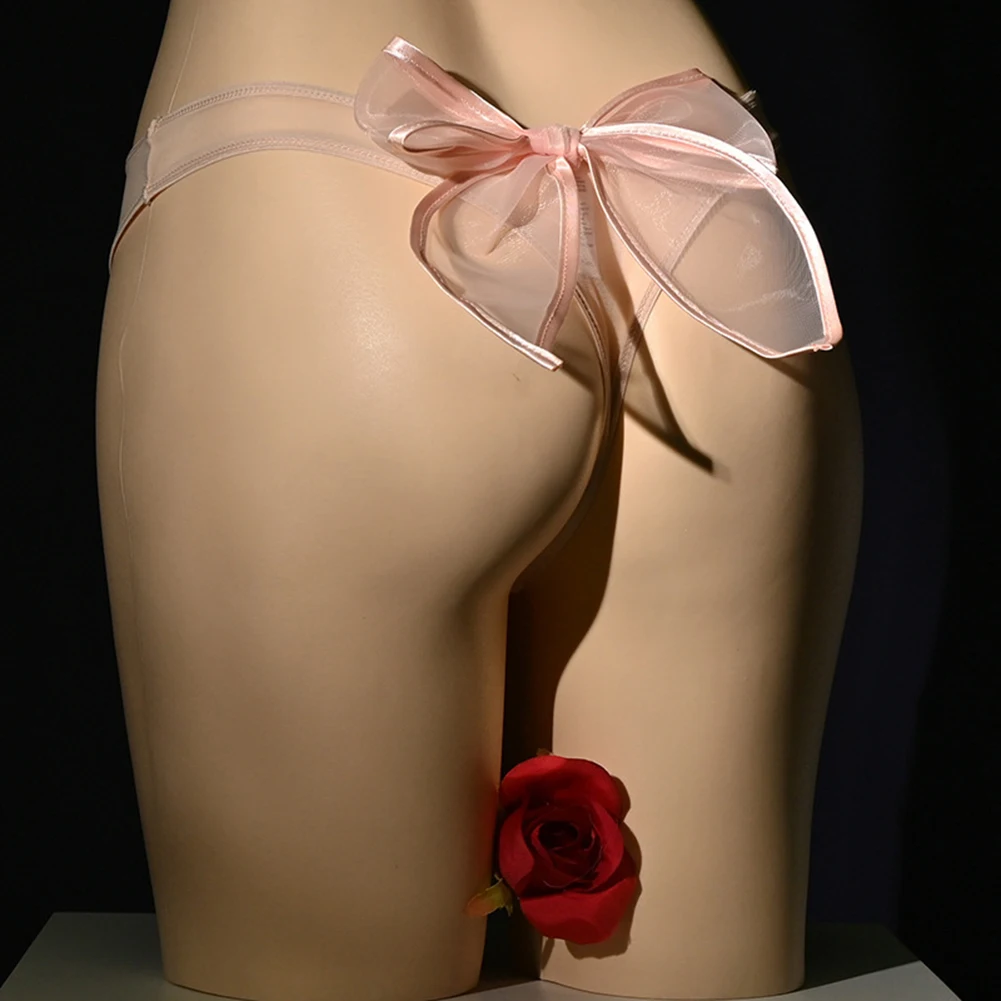 Zdjęcie produktu z kategorii odzieży erotycznej dla mężczyzn - Sexy Men Lingerie Bow Bottom