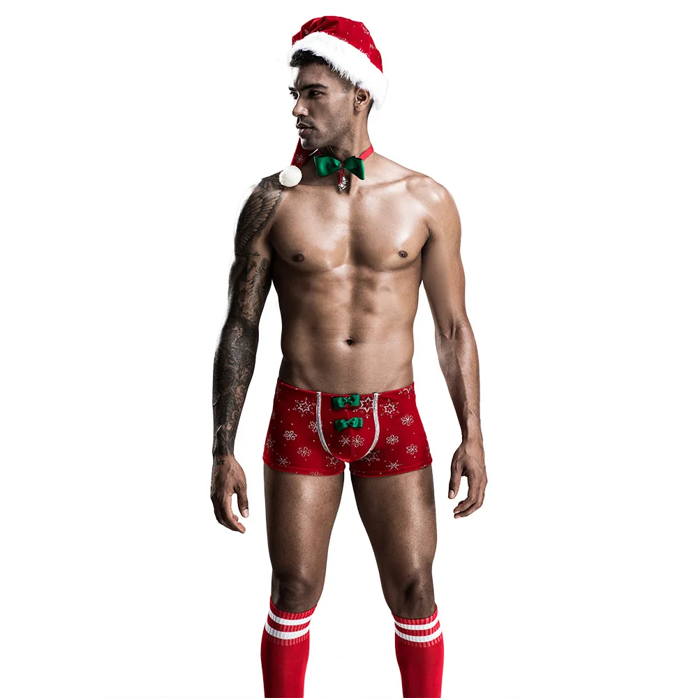 Zdjęcie produktu z kategorii odzieży erotycznej dla mężczyzn - Erotic Lingerie Christmas Wear Men's