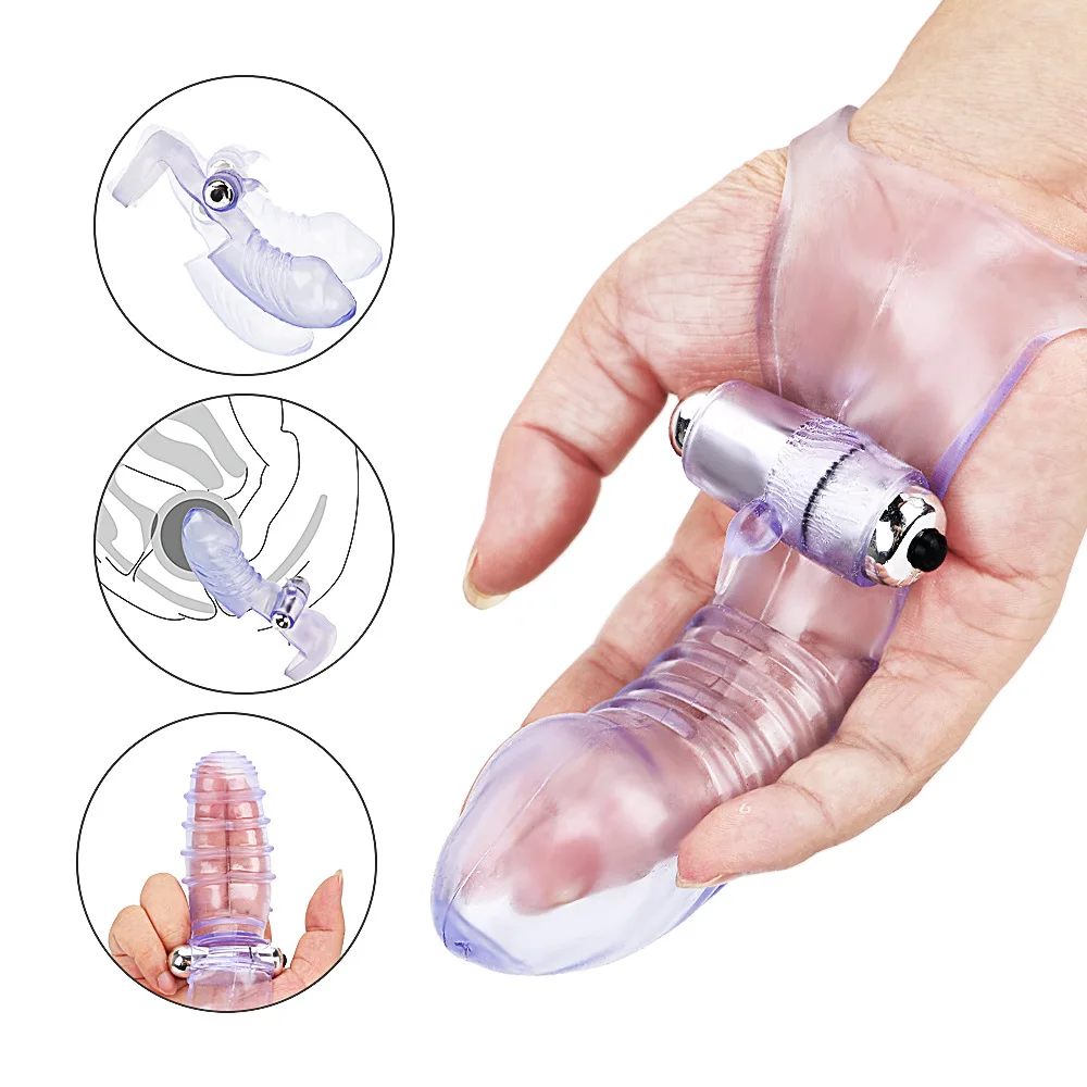 Zdjęcie produktu z kategorii wibratorów na palec - Triple Finger Vibrator Masturbation Clit