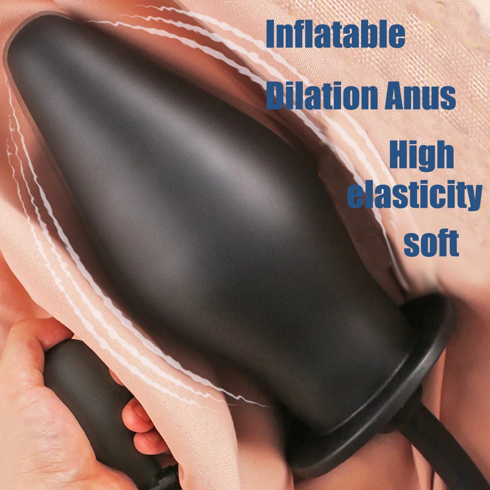 Zdjęcie produktu z kategorii korków analnych - Inflatable Anal Plug Expandable Dildo