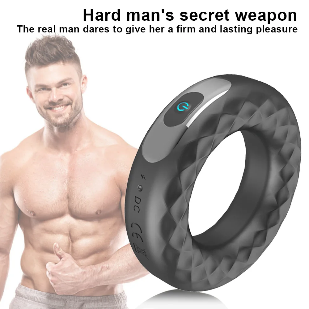 Zdjęcie produktu z kategorii wibratorów luksusowych - Men's Penis Ring Light Luxury