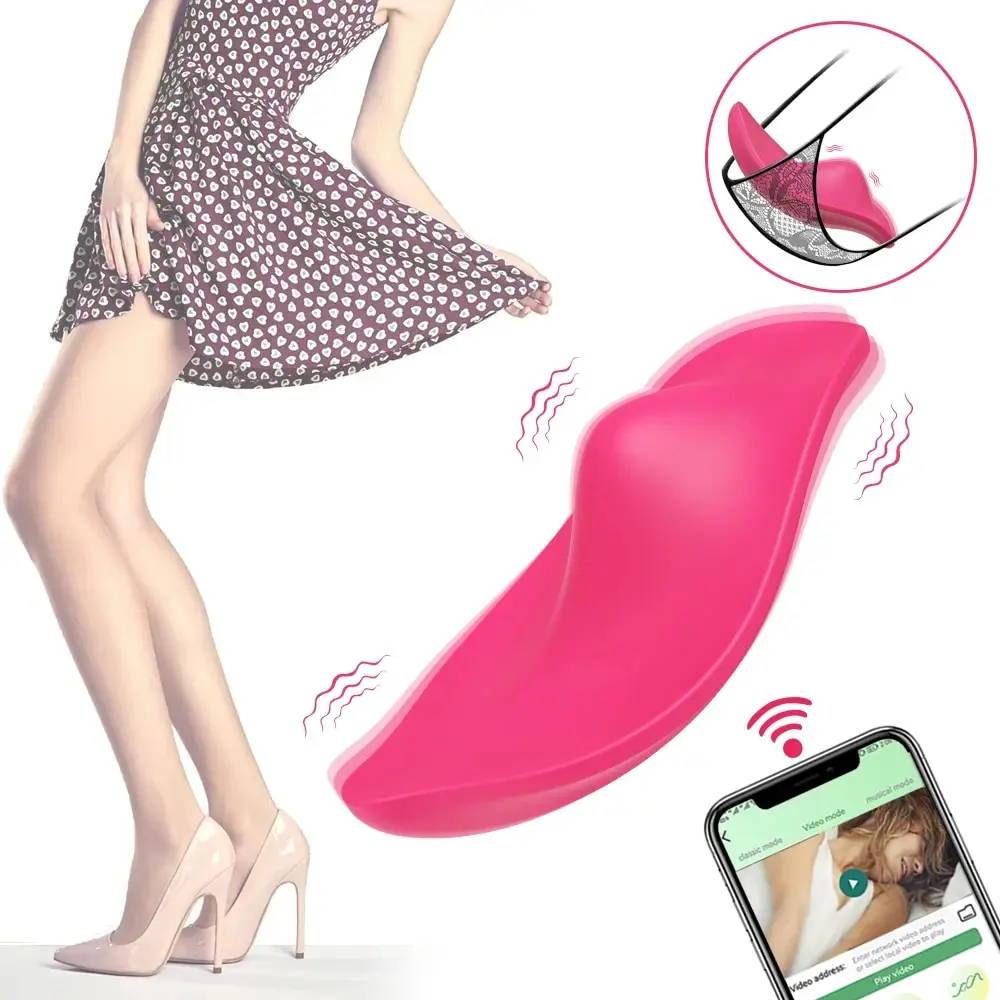 Zdjęcie produktu z kategorii wibratorów do majtek - Bluetooth APP Vibrator Female Wireless
