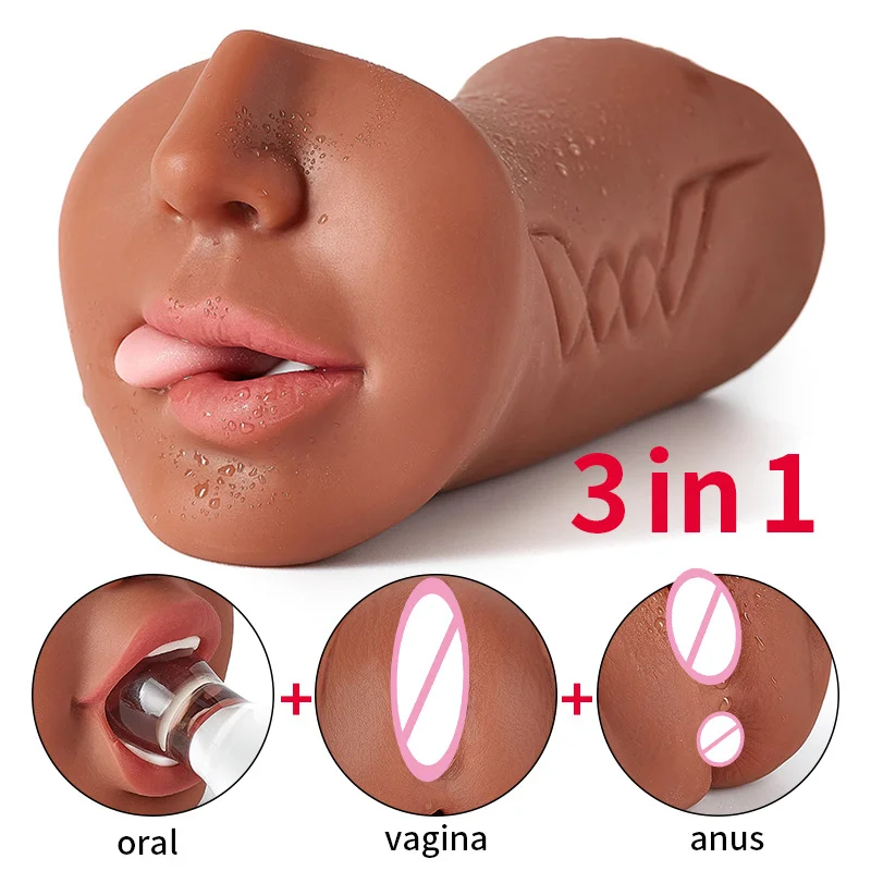 Zdjęcie produktu z kategorii masturbatorów dla mężczyzn - 3 IN 1 Vaginal Anus