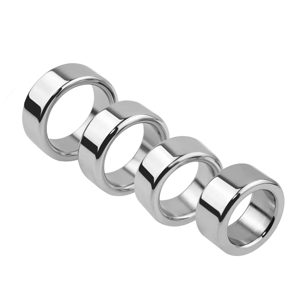 Zdjęcie produktu z kategorii pierścienie erekcyjne - 7 Size Male Metal Stainless