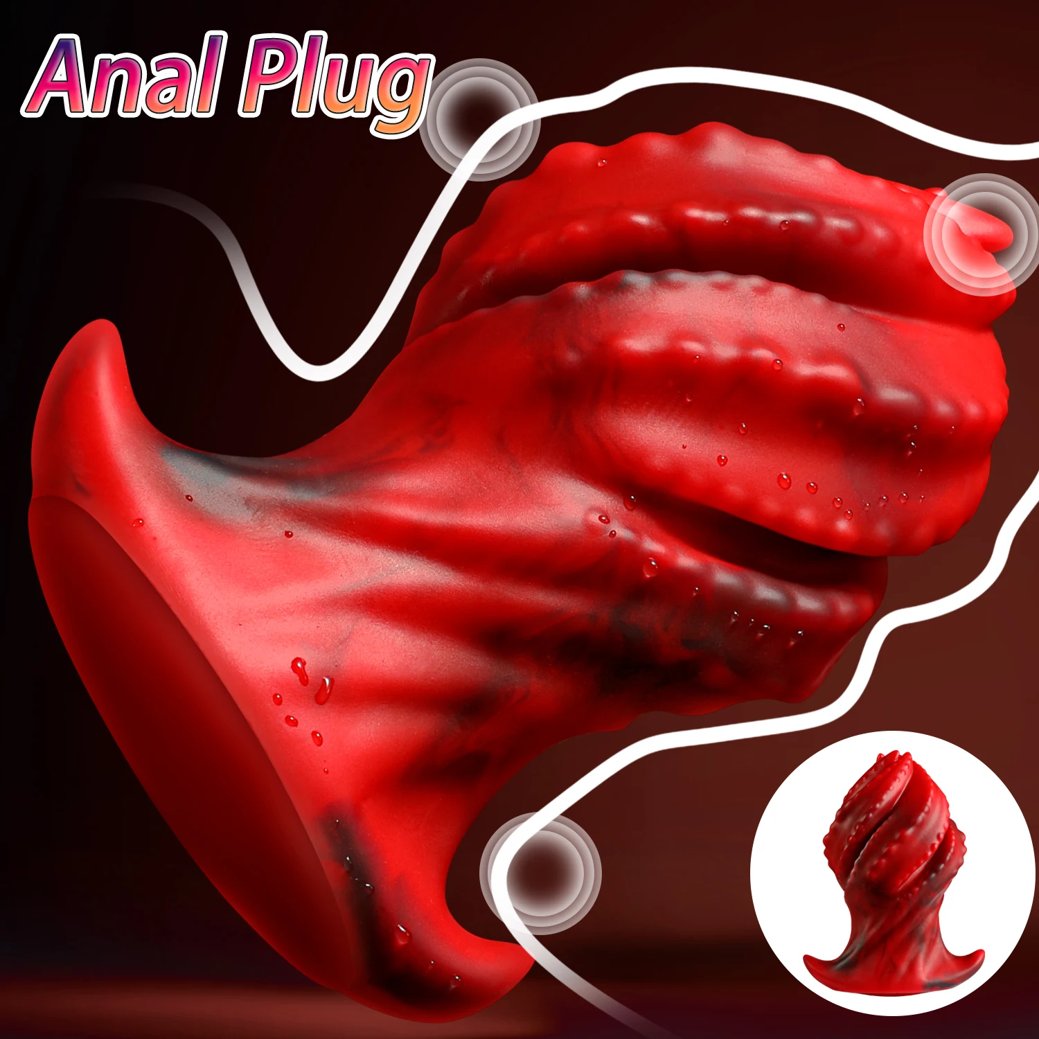 Zdjęcie produktu z kategorii korków analnych - Huge Wearable Anal Plug Sex
