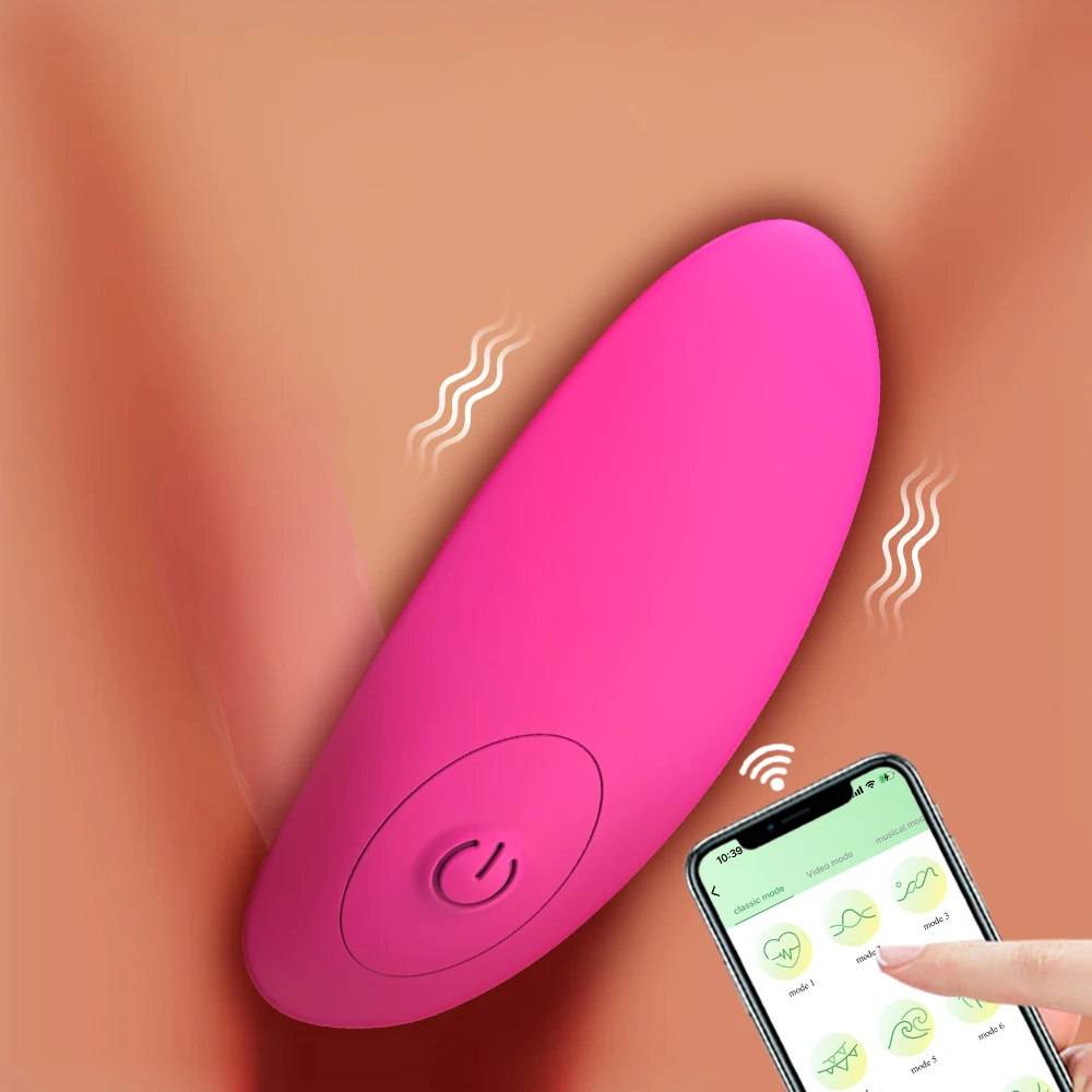 Zdjęcie produktu z kategorii wibrujących jajeczek - APP Bluetooth Mini Dildo Vibrator