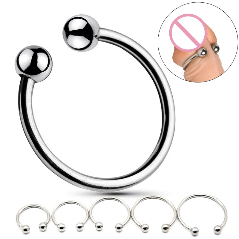 Zdjęcie produktu z kategorii pierścienie erekcyjne - Penis Ring Stainless Rings Head