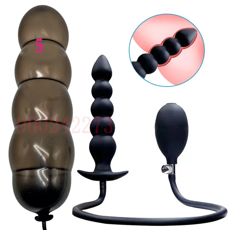 Zdjęcie produktu z kategorii gadżetów BDSM - Super Long Inflated Anal Plug