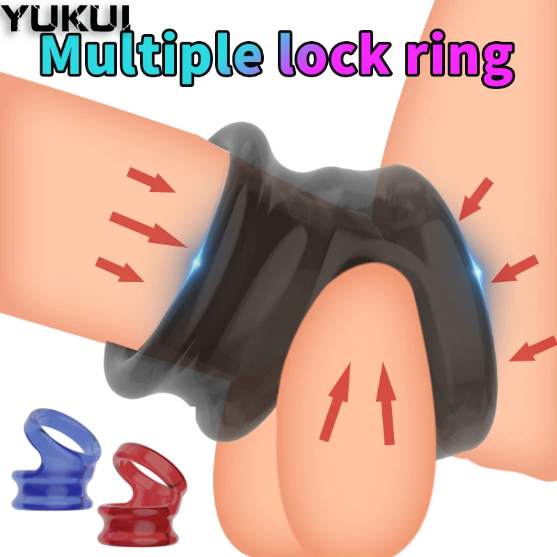 Zdjęcie produktu z kategorii pierścienie erekcyjne - Cock Ring Penis Enlargement Sex