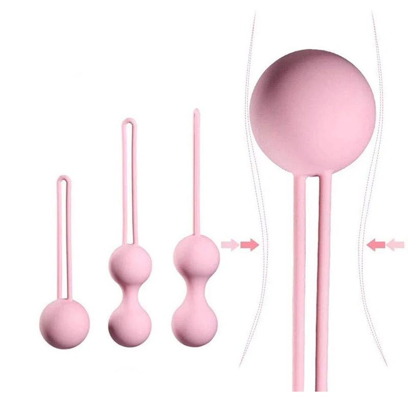 Zdjęcie produktu z kategorii kulki gejszy - Kegel Balls Silicone sex toys