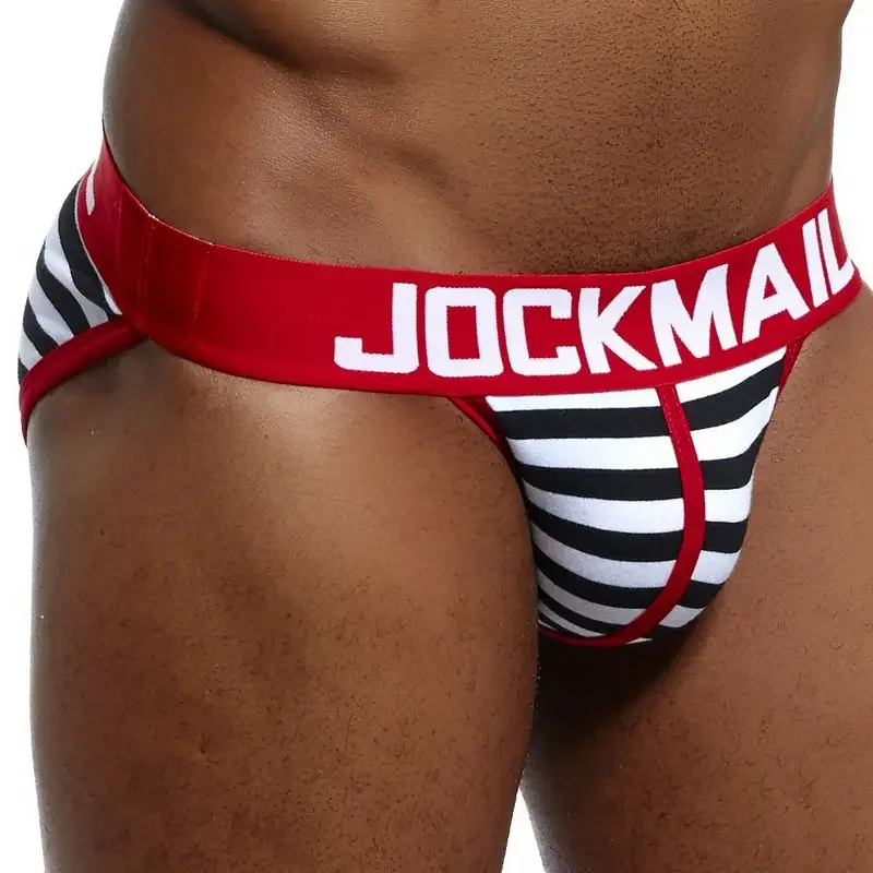 Zdjęcie produktu z kategorii zabawek erotycznych dla gejów - Jockmail Sexy Underwear Men Tanga
