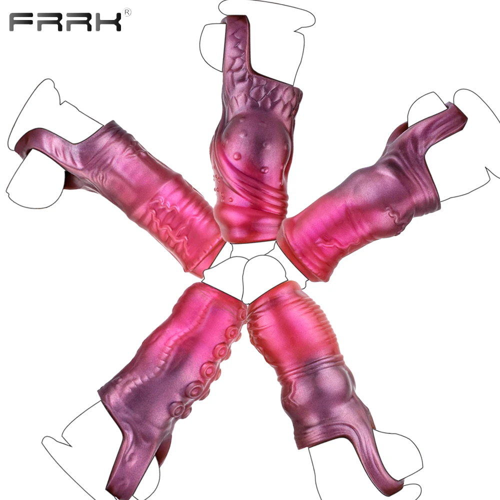 Zdjęcie produktu z kategorii nakładek na penisa - FRRK Animal Texture Penis Sleeve