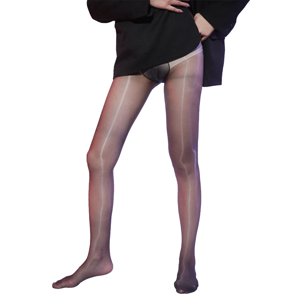 Zdjęcie produktu z kategorii odzieży erotycznej dla mężczyzn - Sexy Men Pantyhose Ultra-thin Sheer