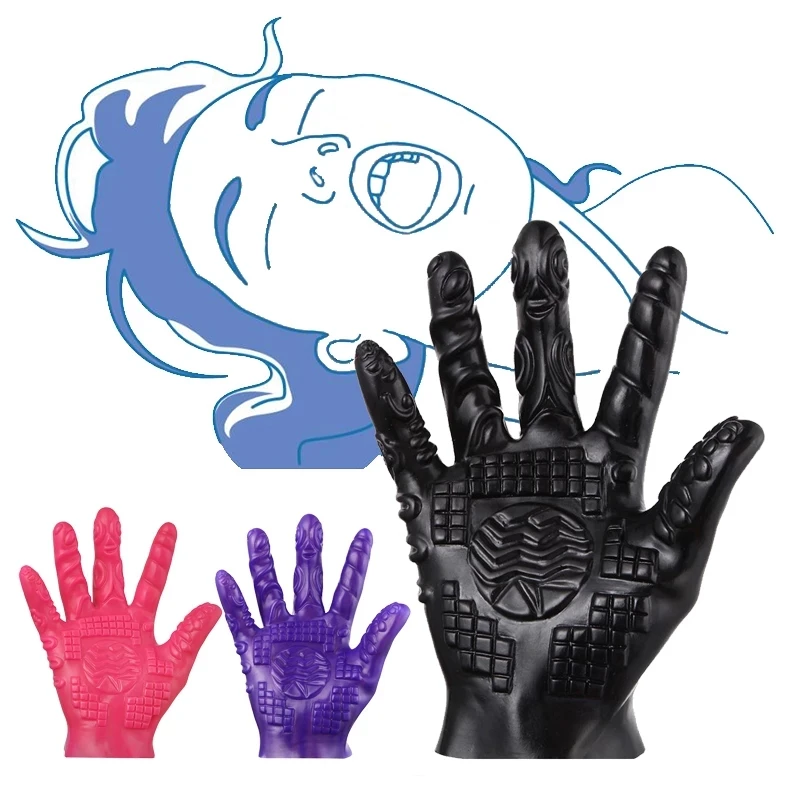 Zdjęcie produktu z kategorii wibratorów i stymulatorów - Bdsm G Spot Sex Gloves