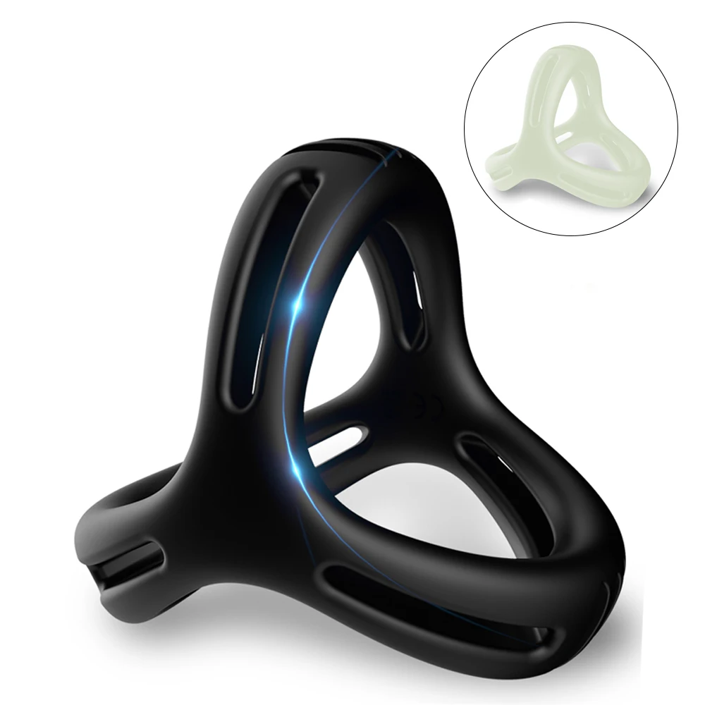Zdjęcie produktu z kategorii pierścienie erekcyjne - Male Cock Ring Silicone Penis