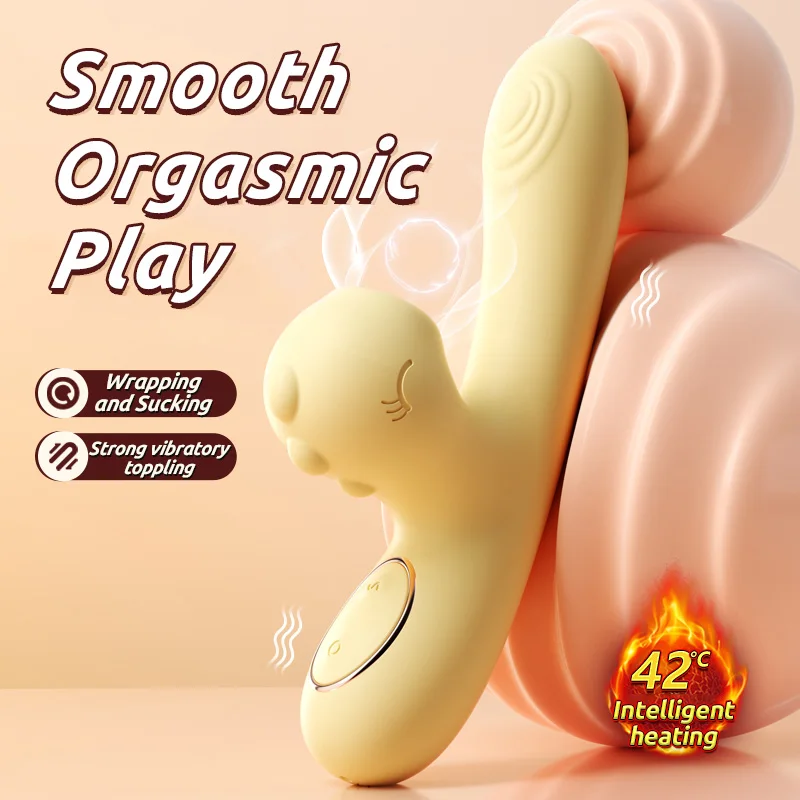 Zdjęcie produktu z kategorii wibratorów łechtaczkowych - rabbit vibrator clitoral sucking stimulation