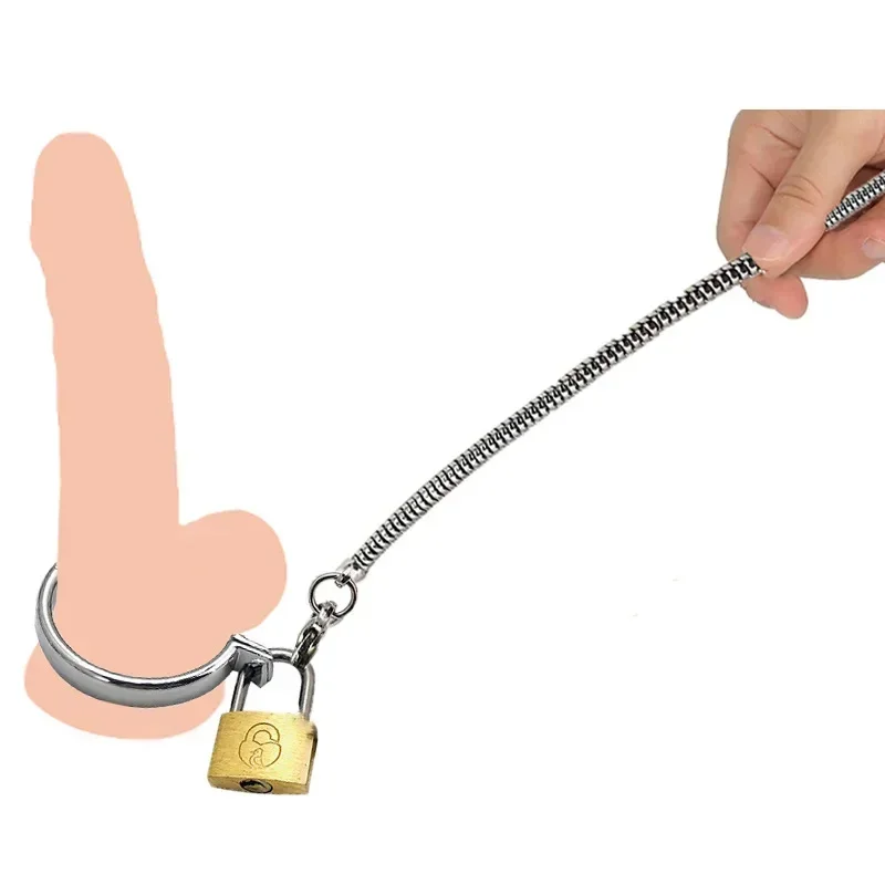 Zdjęcie produktu z kategorii gadżetów BDSM - BDSM Peins Ring Slave Traction