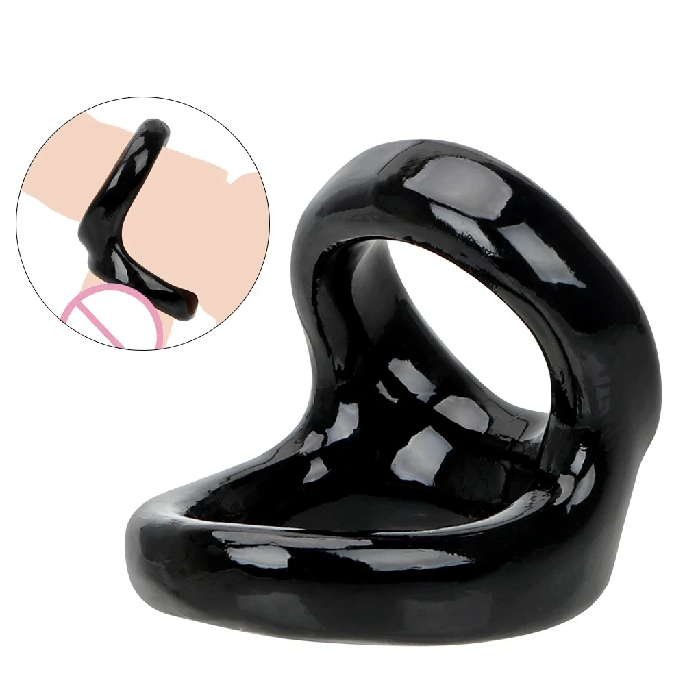 Zdjęcie produktu z kategorii pierścienie erekcyjne - Male Chastity Device Penis Rings