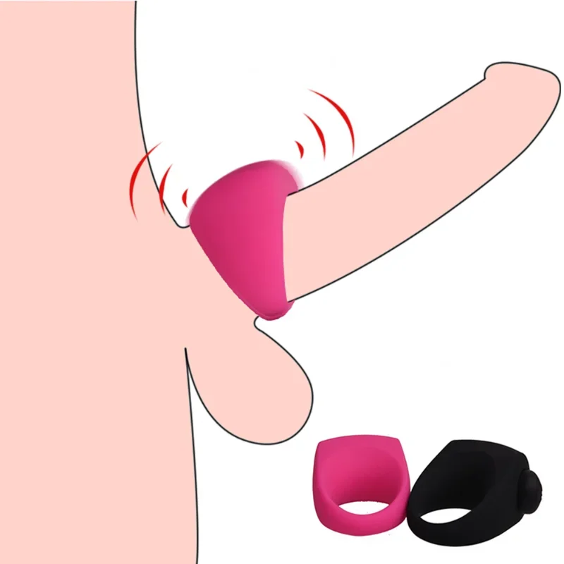 Zdjęcie produktu z kategorii wibratorów dla par - Penis Ring Adult Game Vibrators