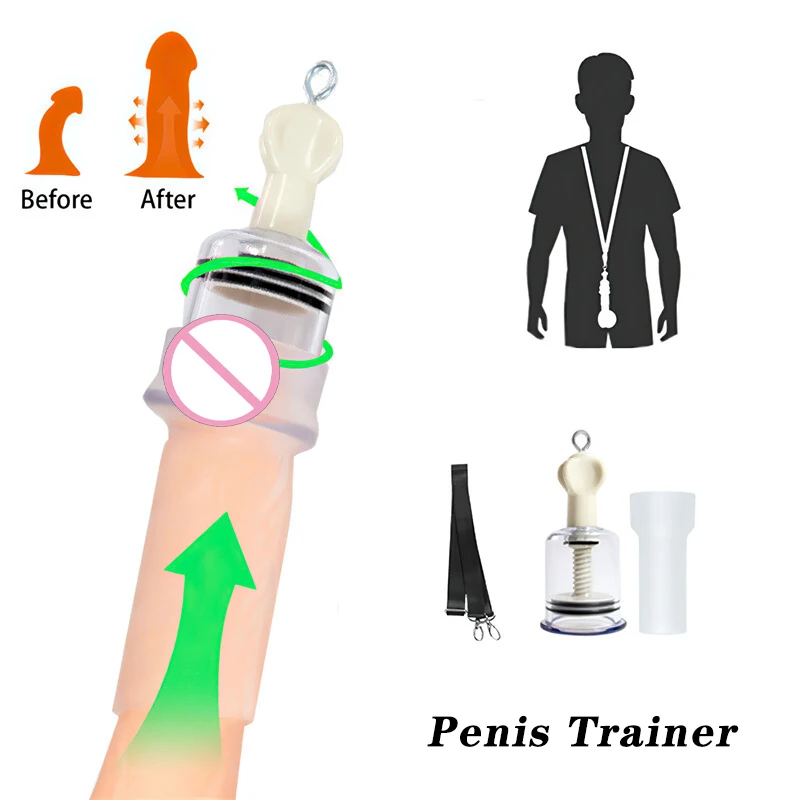 Zdjęcie produktu z kategorii pompki do penisa - Male Penis Enlarger Extender Rotating