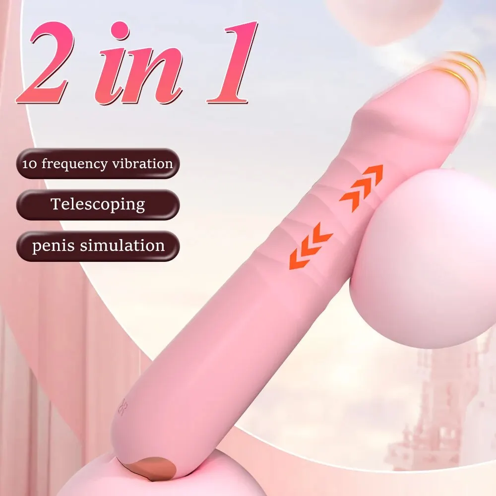 Zdjęcie produktu z kategorii wibratorów pchających - Dildo Stick G-Spot Vibrating Female