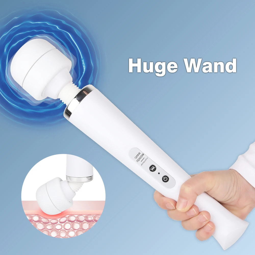 Zdjęcie produktu z kategorii wibratorów różdżek (magic wand) - Powerful Magic Wand Vibrators for