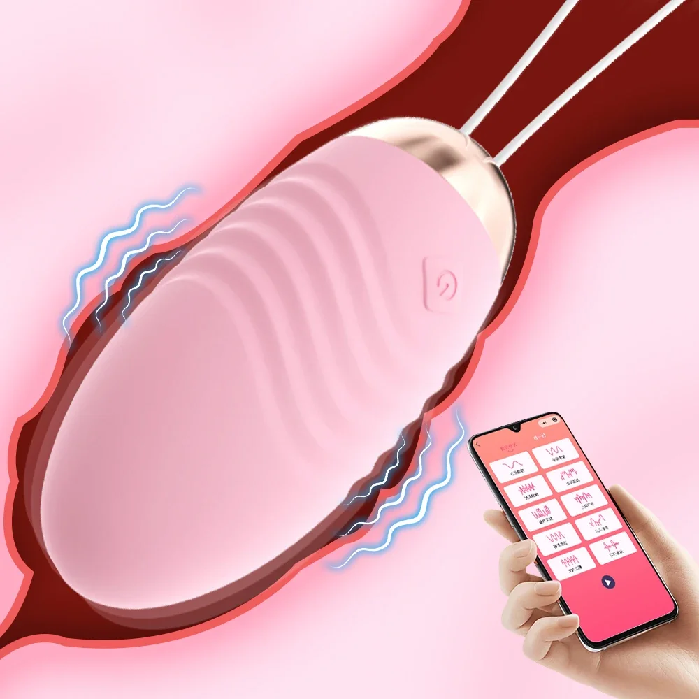 Zdjęcie produktu z kategorii wibrujących jajeczek - Wireless Bluetooth Vibrator for Women