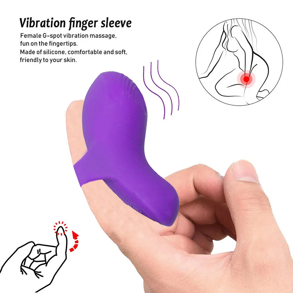 Zdjęcie produktu z kategorii wibratorów na palec - Fast Orgasm Finger Sex Toys