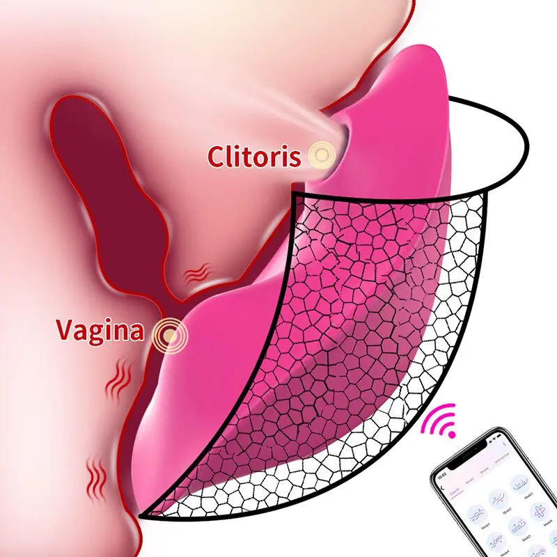 Zdjęcie produktu z kategorii wibratorów do majtek - Women's Clitoris Sucker Remote Control