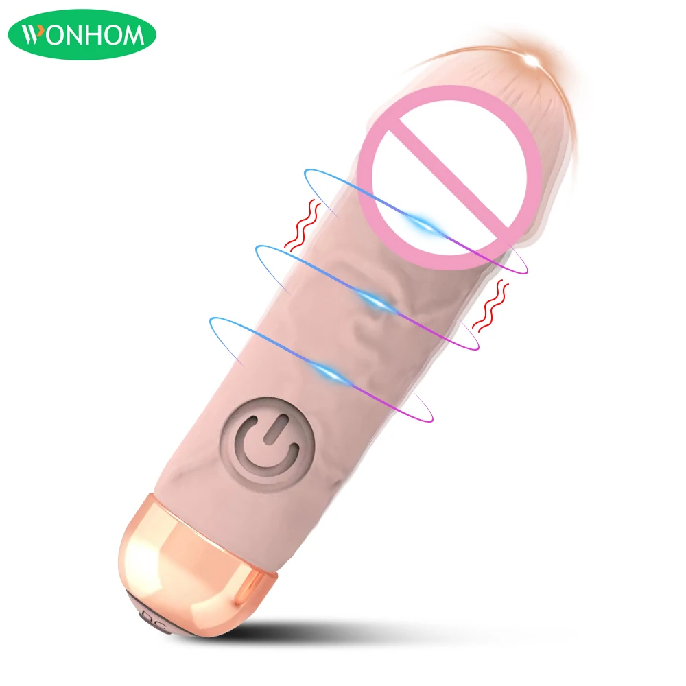 Zdjęcie produktu z kategorii wibratorów łechtaczkowych - Mini Powerful Dildo Bullet Vibrator