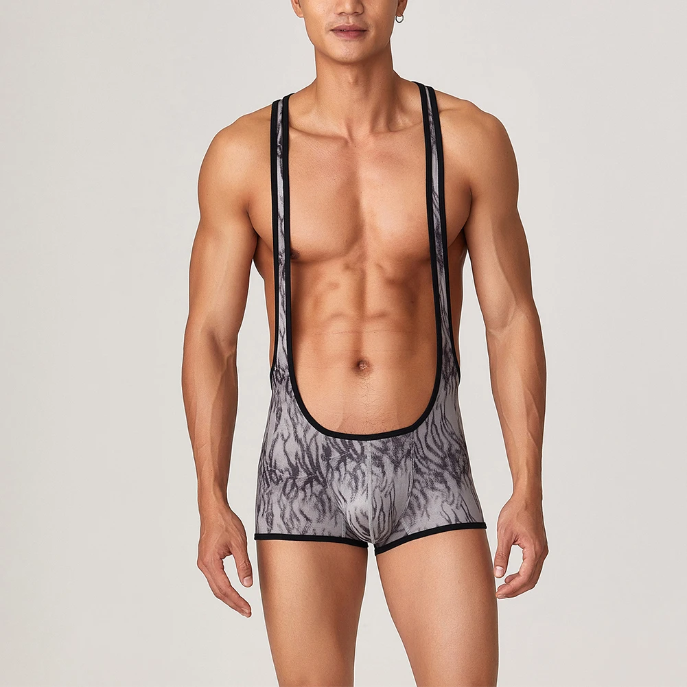 Zdjęcie produktu z kategorii odzieży erotycznej dla mężczyzn - Sexy Men Sissy Bodysuit Sports