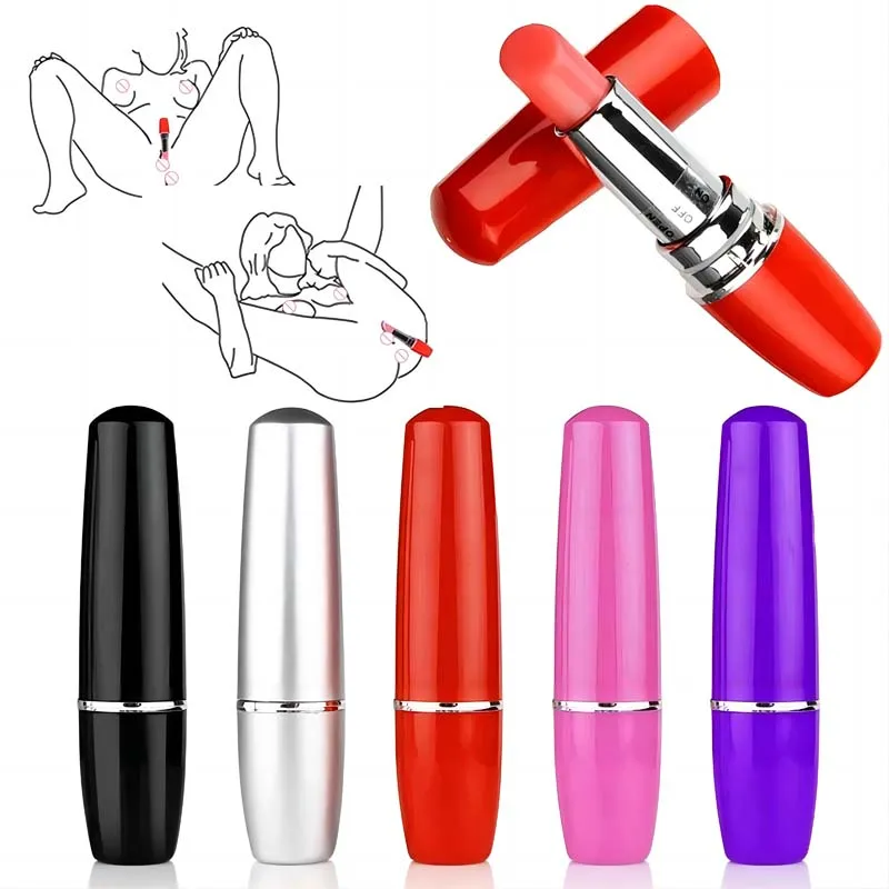 Zdjęcie produktu z kategorii wibratorów łechtaczkowych - Dildo Lipstick Vibrator Sex Toys