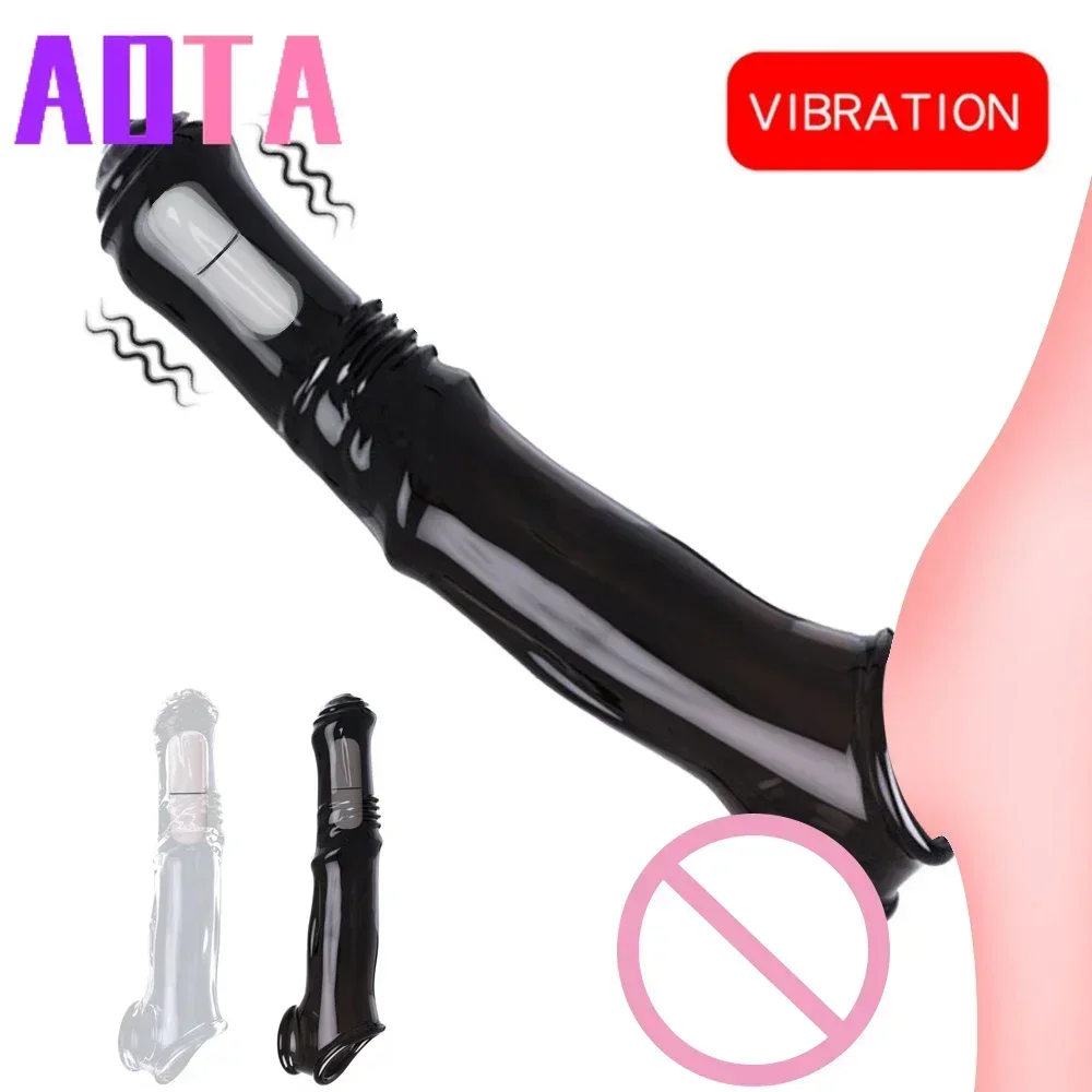 Zdjęcie produktu z kategorii nakładek na penisa - Delay Ejaculation Penis Sleeve Extender