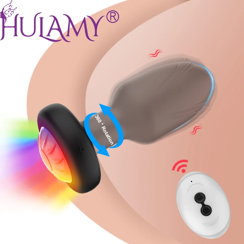Zdjęcie produktu z kategorii korków analnych - 360 Rotation Vibrating Anal Plug
