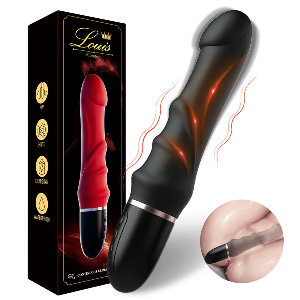 Zdjęcie produktu z kategorii wibratorów i stymulatorów - Huge Big Dildo Vibrator Vaginal