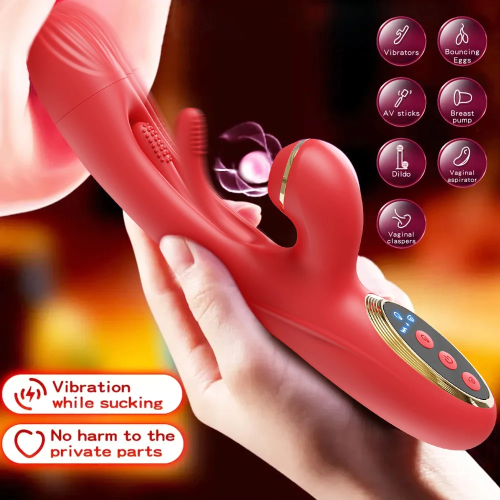Zdjęcie produktu z kategorii wibratorów króliczków - Tapping Flapping Vibrator for Women