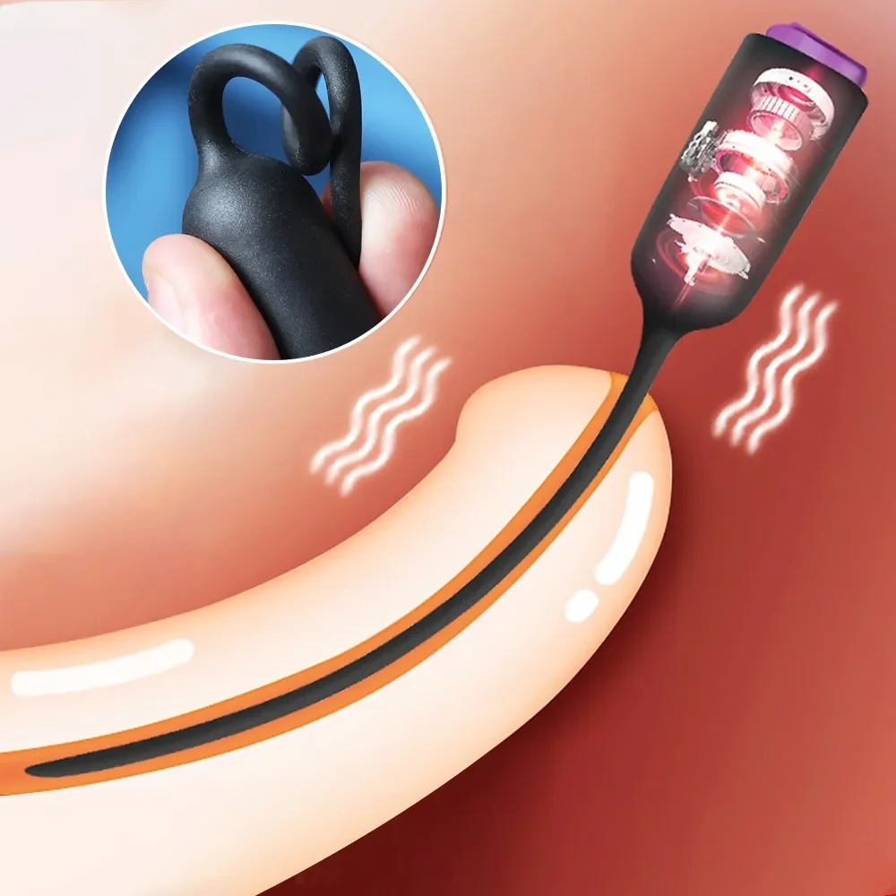 Zdjęcie produktu z kategorii wibrujących jajeczek - Urethral Sounding Vibrators Masturbators Male
