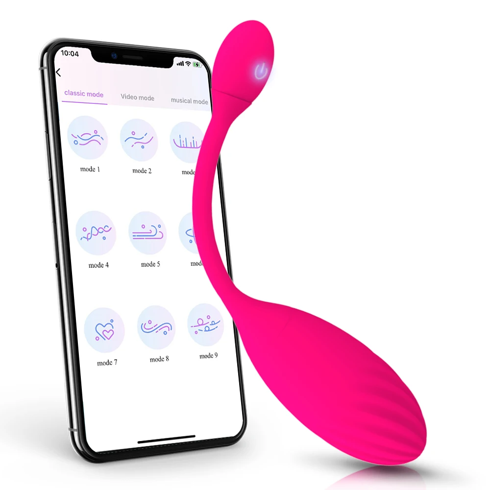 Zdjęcie produktu z kategorii wibrujących jajeczek - APP Remote Egg Vibrators Sex