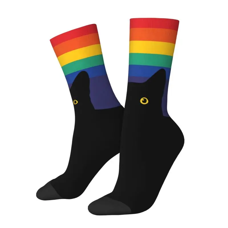 Zdjęcie produktu z kategorii zabawek erotycznych dla gejów - Cute Peeking Cat In Rainbow