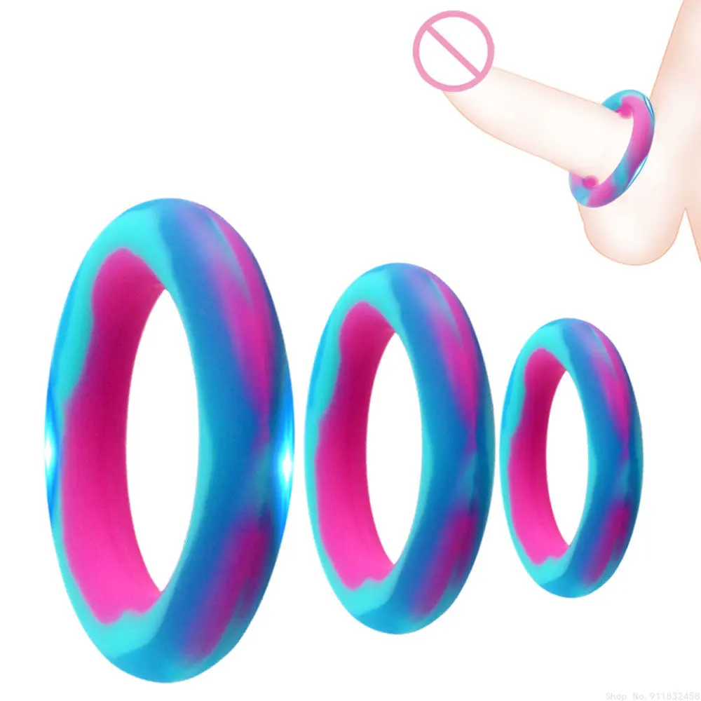 Zdjęcie produktu z kategorii pierścienie erekcyjne - Silicone Cockring Sex Toy For