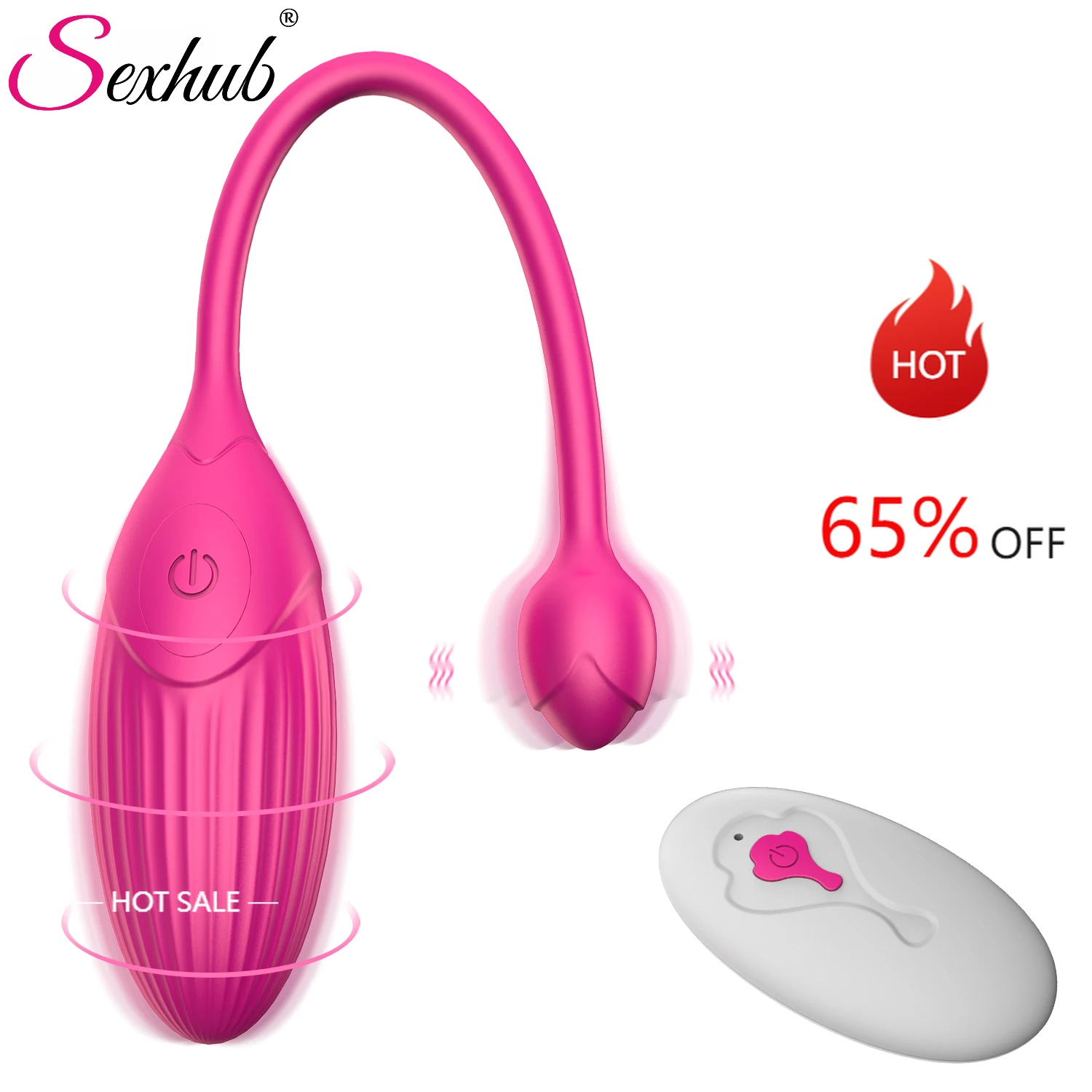 Zdjęcie produktu z kategorii wibrujących jajeczek - Remote Control Vagina Ball Vibrator