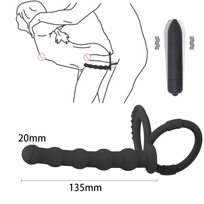 Zdjęcie produktu z kategorii pierścienie erekcyjne - Silicone Penis Ring Semen Lock