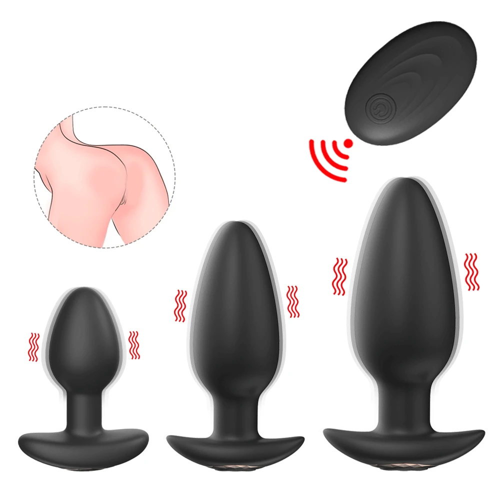 Zdjęcie produktu z kategorii korków analnych - Wireless Remote Control Vibrating Anal