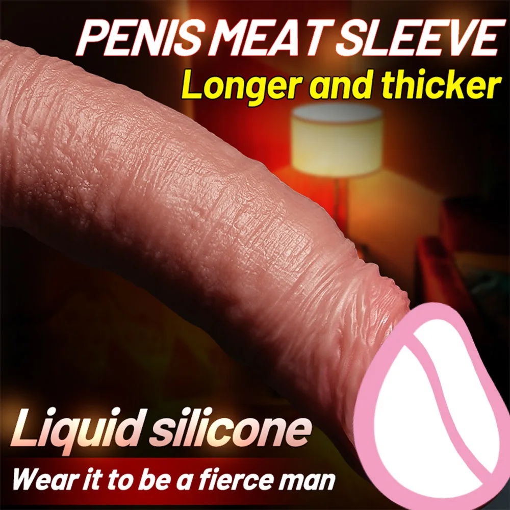Zdjęcie produktu z kategorii nakładek na penisa - AAV Reusable Cock Sleeve Realistic